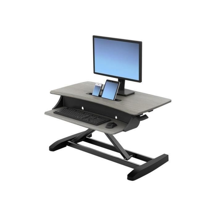ERGOTRON Adaptateur en bureau debout WorkFit-Z Mini - Gris perle
