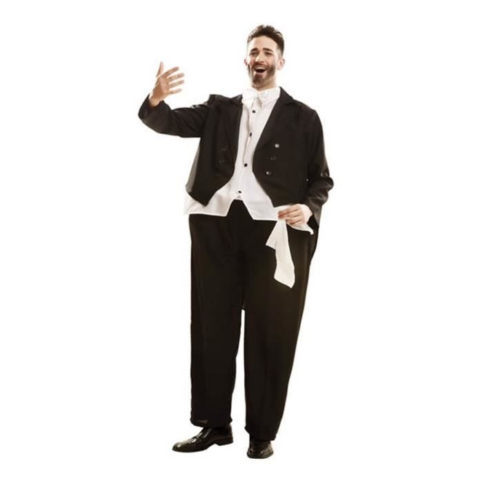 Déguisement Chanteur d'Opéra Obèse pour homme - Noir - Taille unique M-L
