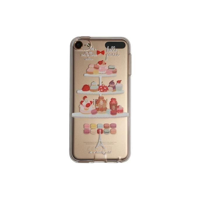 Verre Trempé + Coque Gel imprimée pour Apple iPod touch 5 (Gateaux)