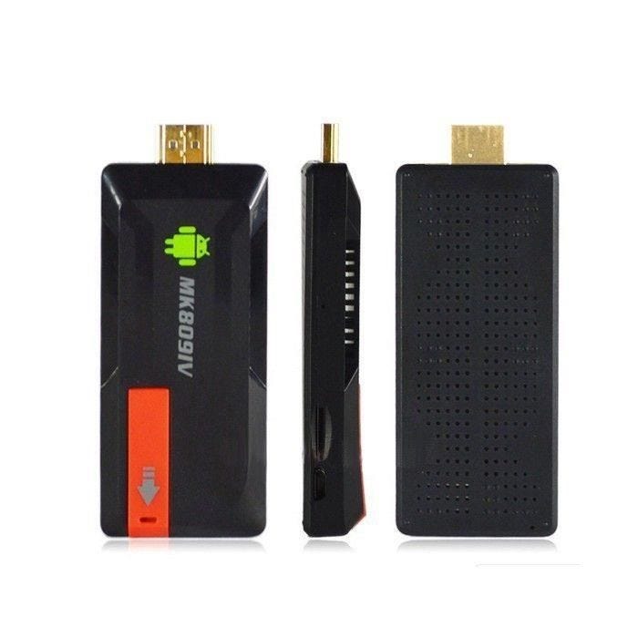 Mini Pc Clé Tv HDMI Android 5.1.1 Bluetooth Wifi Quad Core 2 Go Ram 8 Go Rom Sd +SD 32Go - YONIS Noir