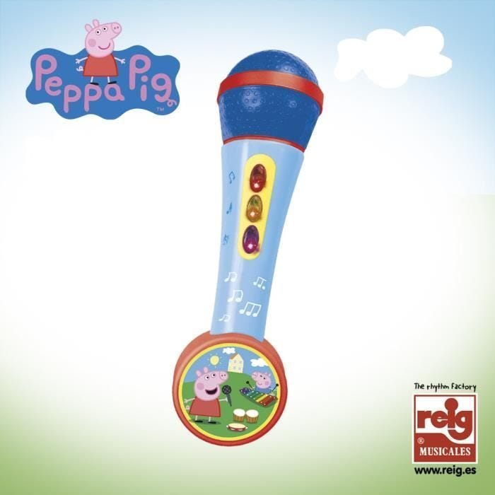 PEPPA PIG Micro à Main avec Ampli et Rythmes