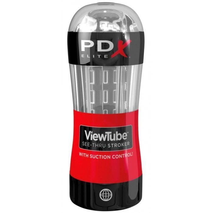 Masturbateur - Pipedream - ViewTube See Thru Stroker - Transparent - Avec succion - 18,5 cm