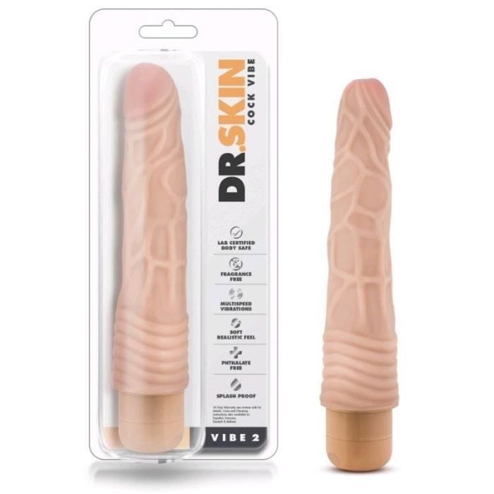 Vibromasseur Réaliste DR Skin N 2 - 22,5 cm