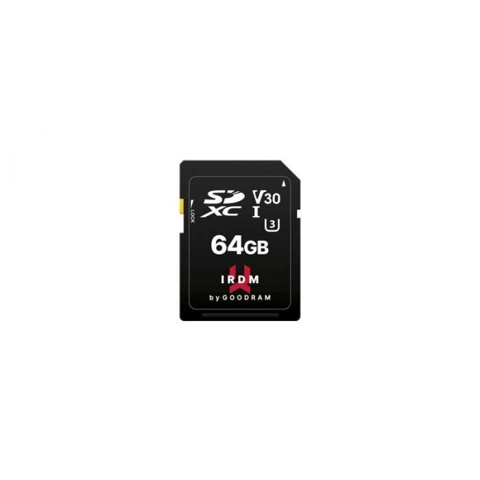GoodRam IRDM UHS-I U3 A2 Micro SD 64GB c/adap - IR-M2AA-0640R12
