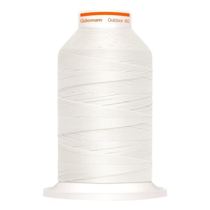Fil à coudre - GUTERMANN - Outdoor - 400m - Blanc - Résistant aux intempéries