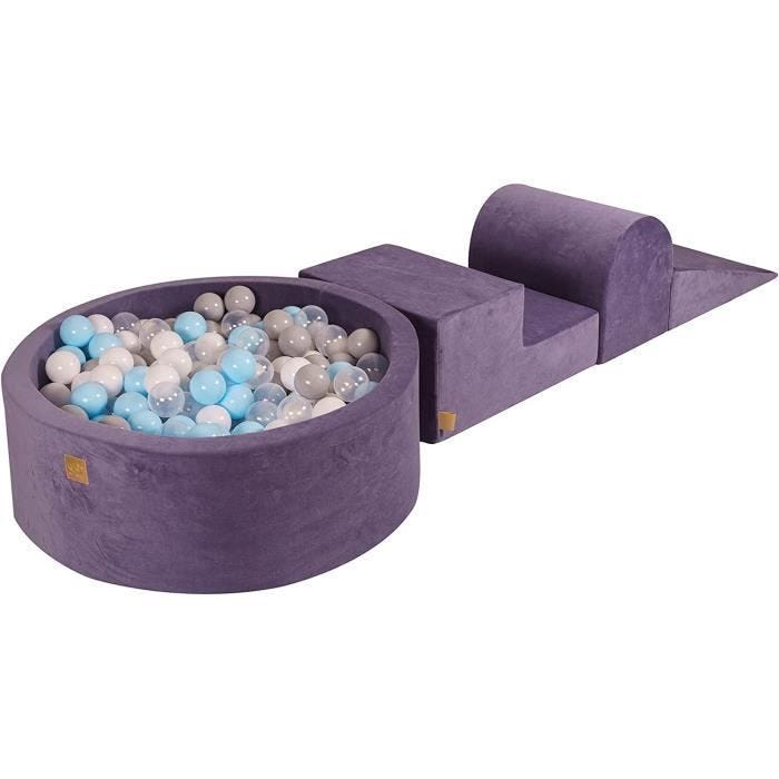 MeowBaby® Parcours Motricité 3 éléments avec Piscine à Balles 90x30cm - Marque MEOWBABY - Pour Enfant