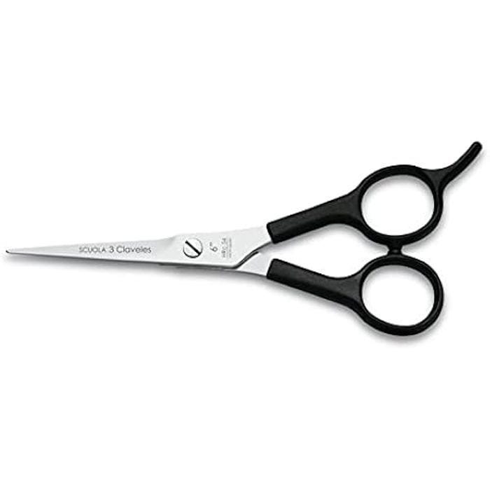 Ciseaux de coiffure - 3 CLAVELES - Relax - Acier inoxydable - 6 pouces - Microdenté 50