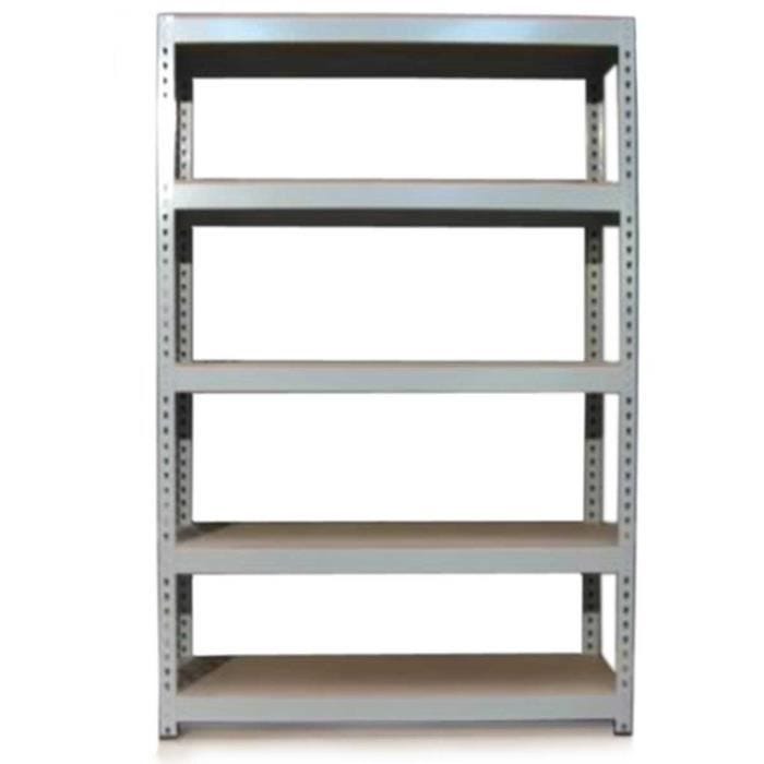 Monster Racking - 3 Rayonnages Q-Rax Gris 120cm x 50cm x 182cm