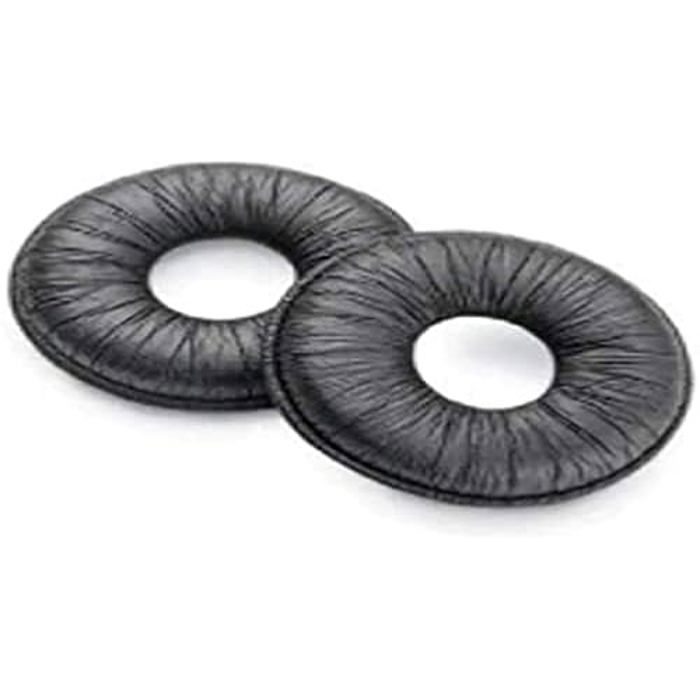 Coussinets pour casque - PLANTRONICS - 80355-01 - Compatible HW291N/HW301N - Similicuir - Lot de 2