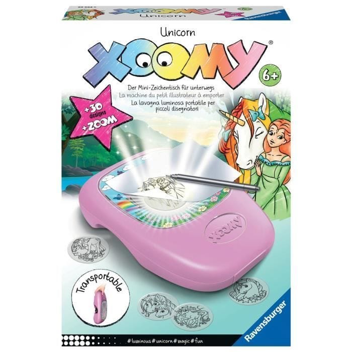 Xoomy Licorne, Jeu de dessin, loisir créatif, dès 6 ans, Ravensburger