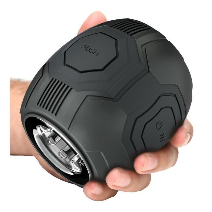 Masturbateur Vibrant - Blush Novelties - Dome X - 10 modes de vibration - Design futuriste - Étanche IPX7