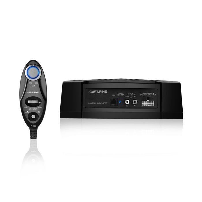 Subwoofer - Alpine - PWE-V80 - 160 Watts - Télécommande filaire - 20 cm