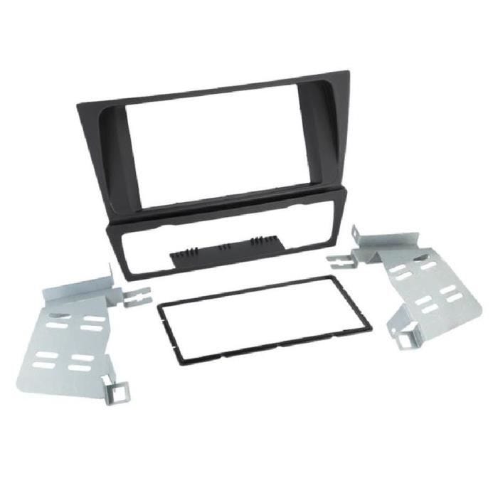 Kit Facade Autoradio KA952 pour BMW Serie 3 E9x 05-13 - ADNAUTO - Noir