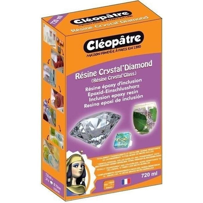 Résine Crystal'Glass avec accessoires - 720 ml …