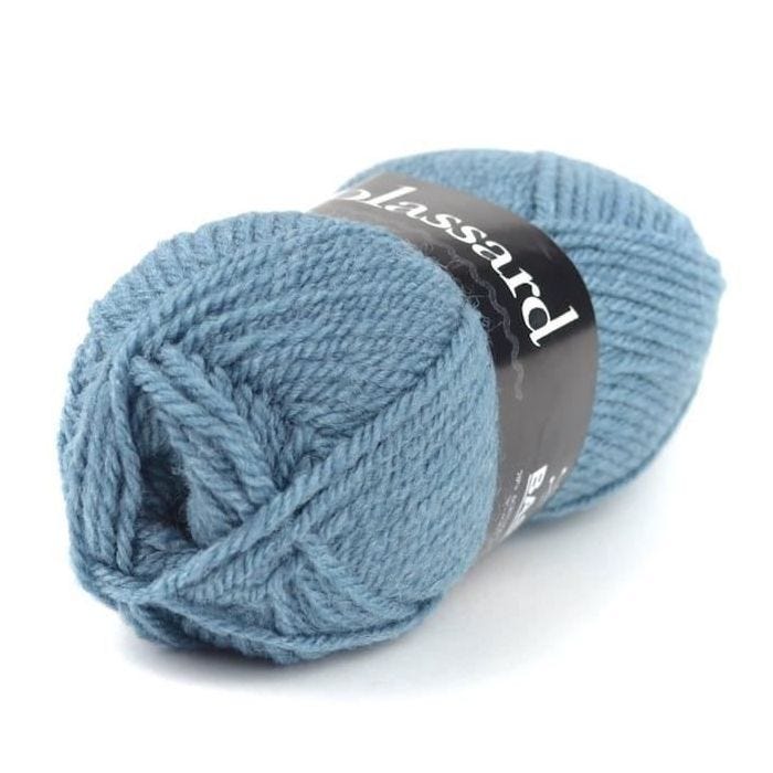 Laine Plassard Basic 599 Bleu - Plassard - Laine Intemporelle - Acrylique;Laine - 1 pelote