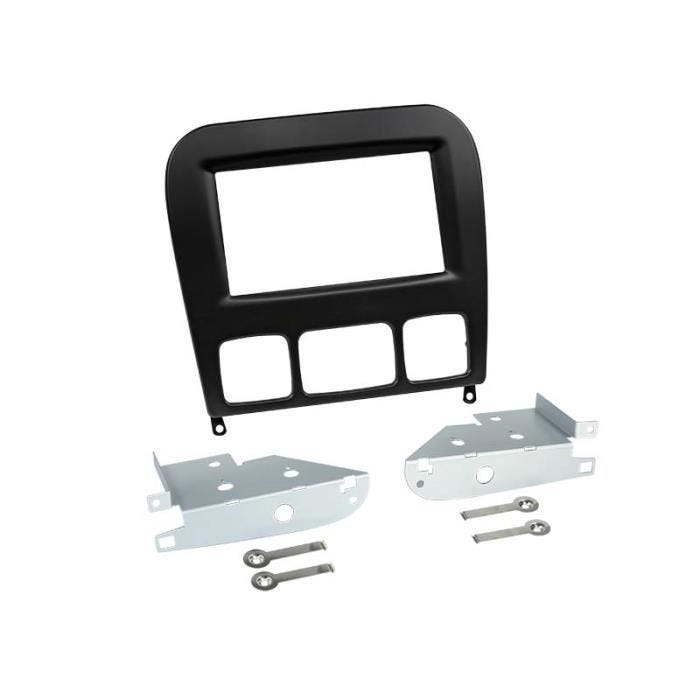 Adaptateur de façade 2-DIN - ACV - S Class (W220) - Noir - Installation audio - Non universel