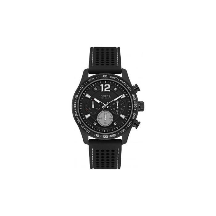 Montre - Guess - Fleet - Noir - Quartz - Analogique - Étanche 10 ATM