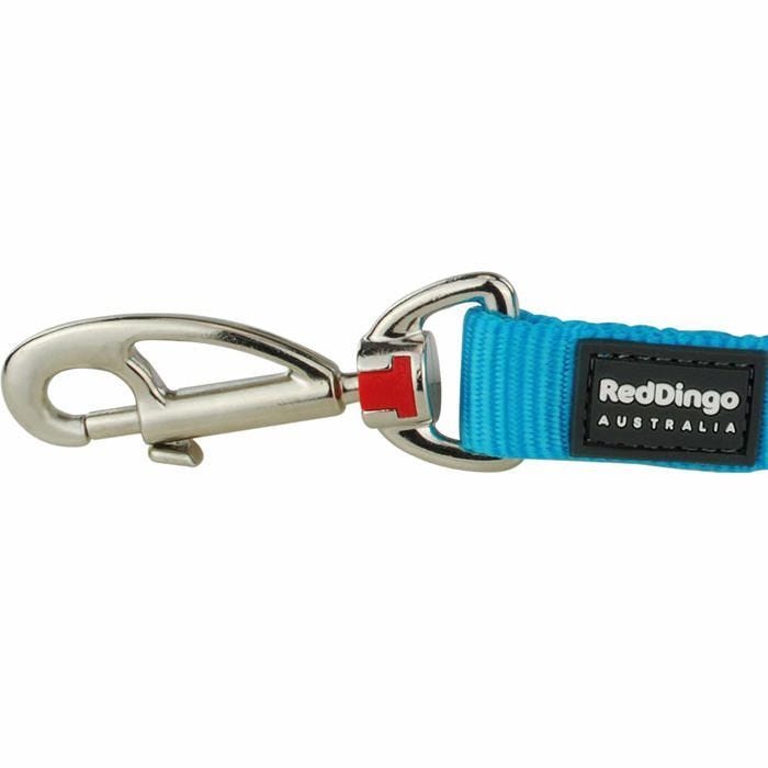 Laisse - sangle - accouple - fourreau pour sangle Red dingo - L4-ZZ-TQ-20 - Laisse pour Chien turquoise (2 x 120 cm)