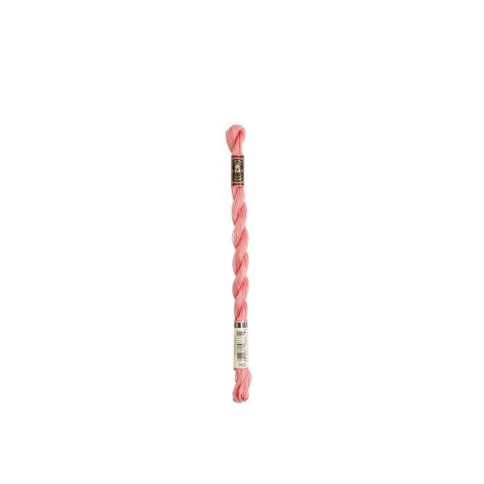 Fil DMC Coton Perlé Small N8 Col. 760 Rose