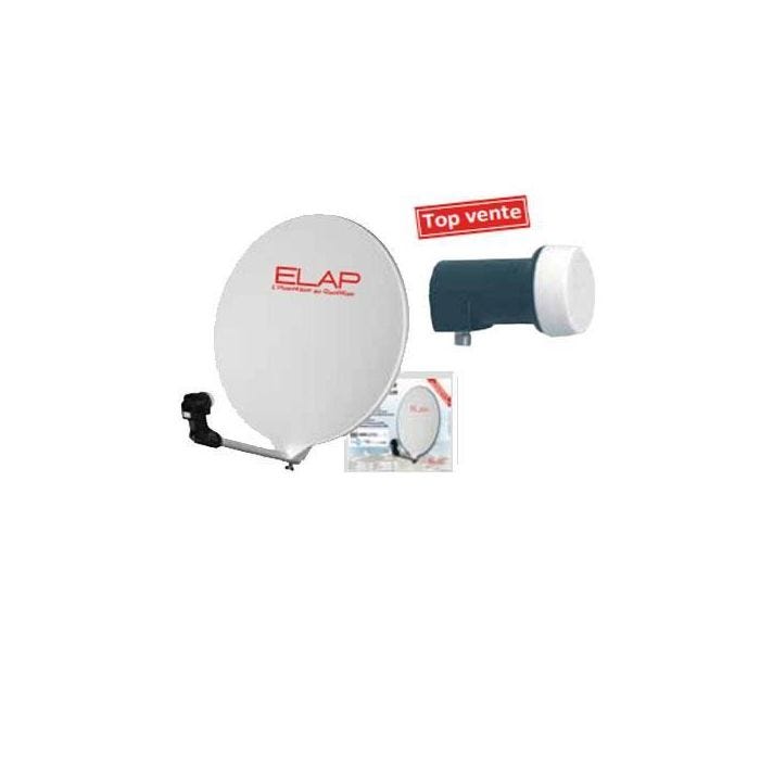 Antenne Satellite - ELAP - 700018 - Ø 70 cm - LNB universel single - Gain 37,3 dB