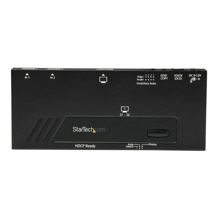 Commutateur HDMI STARTECH avec commutation rapide et détection automatique - 4K - 2 ports