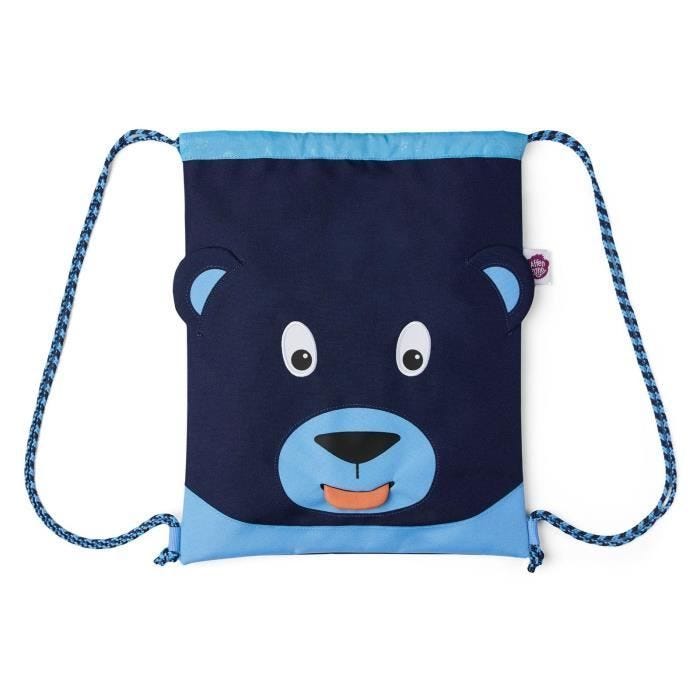 Sac à dos sport - Affenzahn - Gymbag Bär - Bleu - 29x36 cm - 140 g