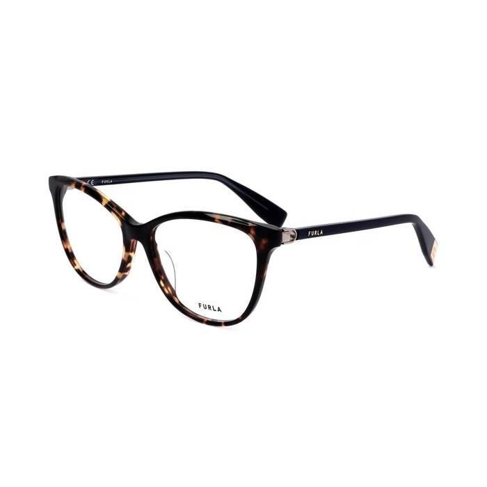 Lunettes de Vue Furla VFU546 54/15/135 0909 SHINY CLASSIC HAVANA ACETATE WOMAN FUR FRAME VFU546 0909 54 15 135