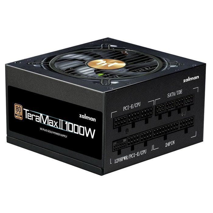 Alimentation ATX - Zalman - TeraMax TMX2 - 1000W - Noir - Performances optimales