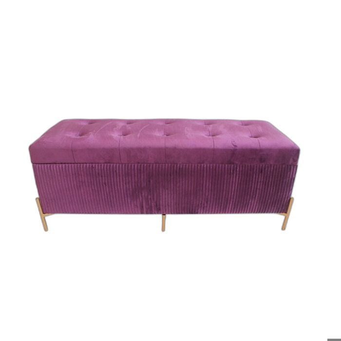 Banc de Pied de lit bois MDF DKD Home Decor