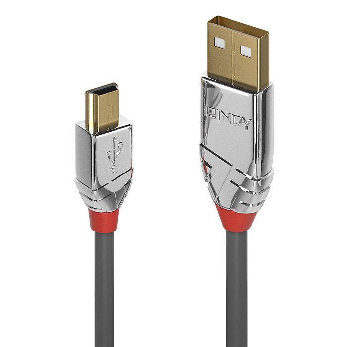Câble USB 2.0 type A vers Mini-B - Cromo Line - 7.5m - Performants et esthétiques
