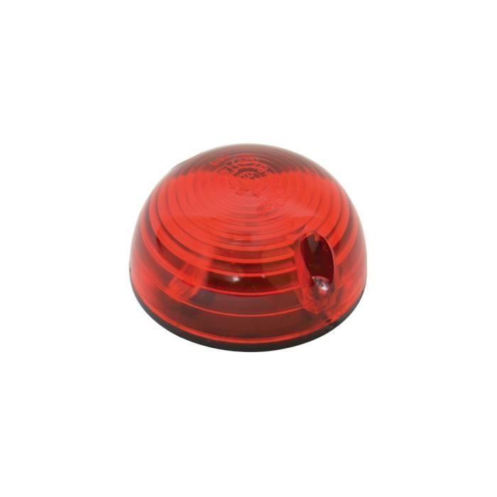 2 X feu catadioptre cote rouge 55 mm caravane camping car remorque camion