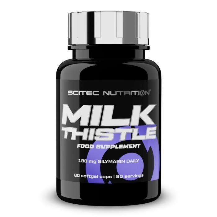 Chardon marie Scitec Nutrition - Milk Thistle - 80 Capsules molles