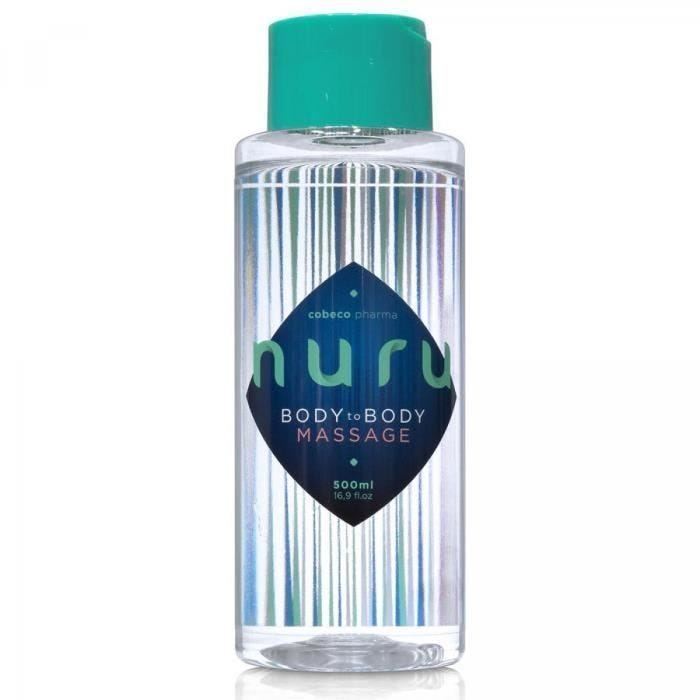 Gel de massage corporel - Cobeco Pharma - Nuru Body2 - 500 ml - Hydratant - Non tachant - Texture lisse