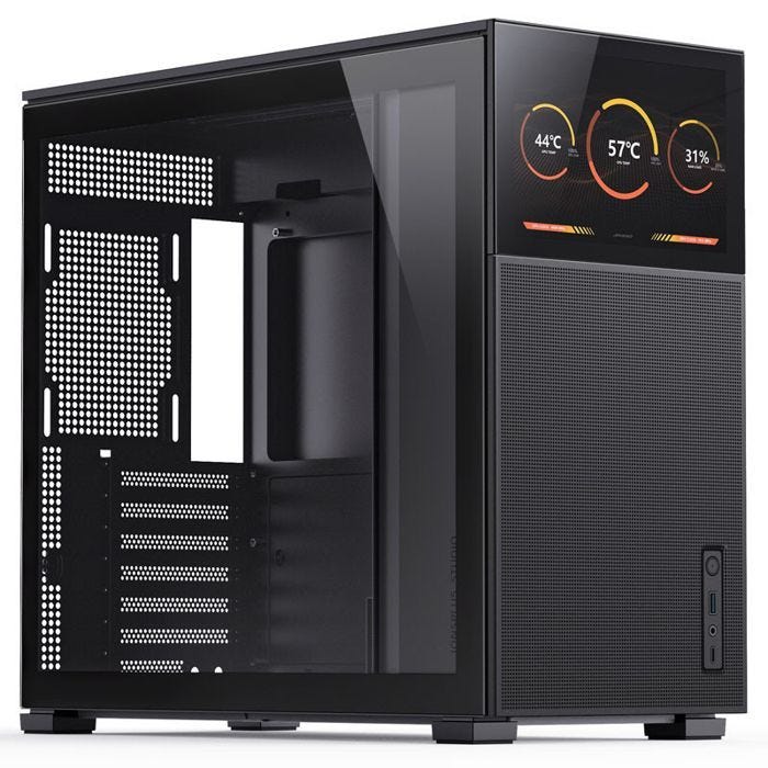 JONSBO D41 MESH SCREEN ATX GEHÄUSE, TEMPERED GLASS - SCHWARZ