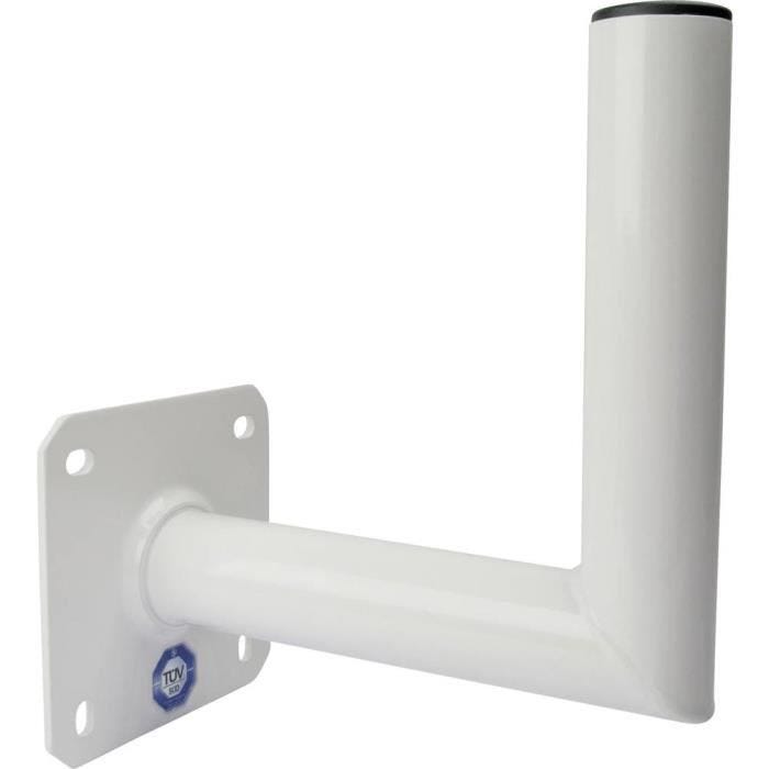 Support mural dantenne satellite Schwaiger WAHW2525 WAHW2525 Ecartement du mur: 25 cm Adapté pour taille de parabole: Ø