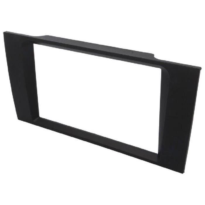 Facade autoradio 2DIN - ADNAUTO - FA126B - Compatible Audi A4 - Couleur Noir - Utilisation Autoradio