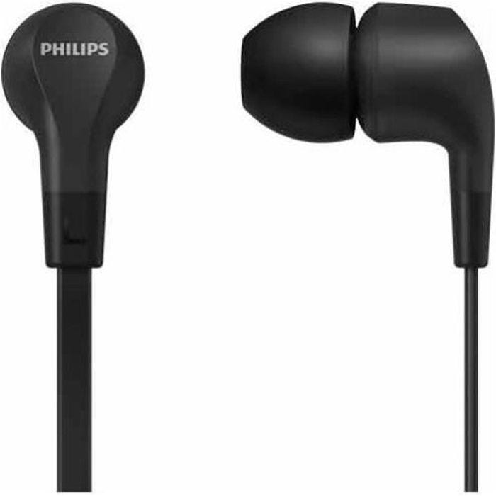Écouteurs - PHILIPS - Filaire - Intra-auriculaire - Résistant à la transpiration - 13 g