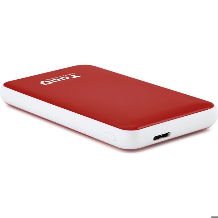 Boitier externe - TooQ - TQE-2528 - USB 3.1 - S-ATA - 4To - 2,5 pouces
