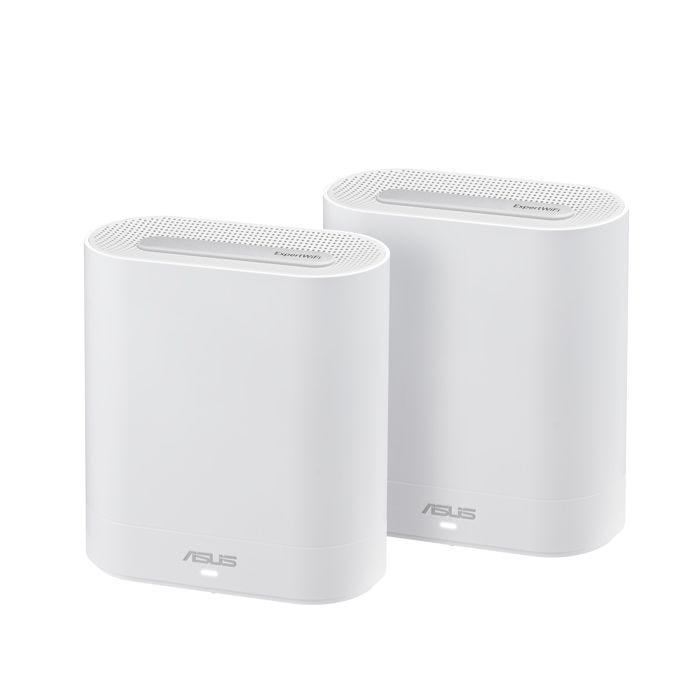 Système WiFi Mesh Tri-Band - ASUS - EBM68 - 7800 Mbps - WiFi 6 - 2 pack blanc