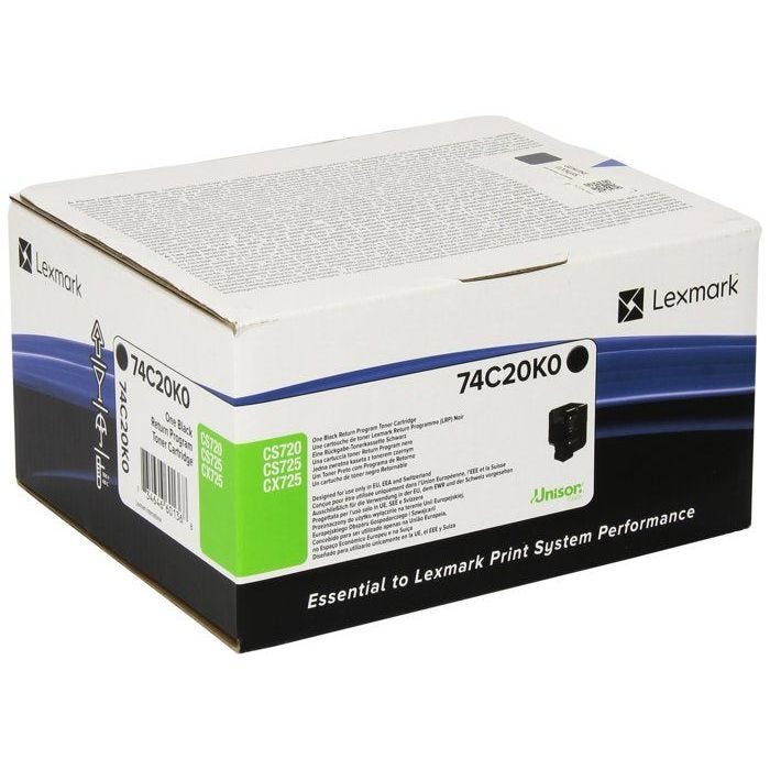Cartouche toner Lexmark - Noir - Laser - Rendement Standard - 3000 Pgs