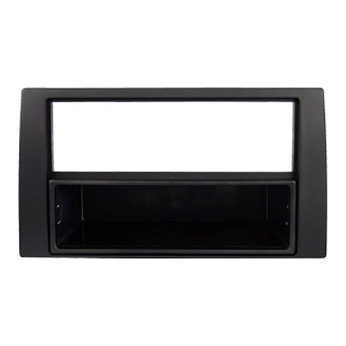 Facade autoradio - ADNAUTO - FA224 - Compatible Audi A4 - Seat Exeo - 1Din avec vide poche