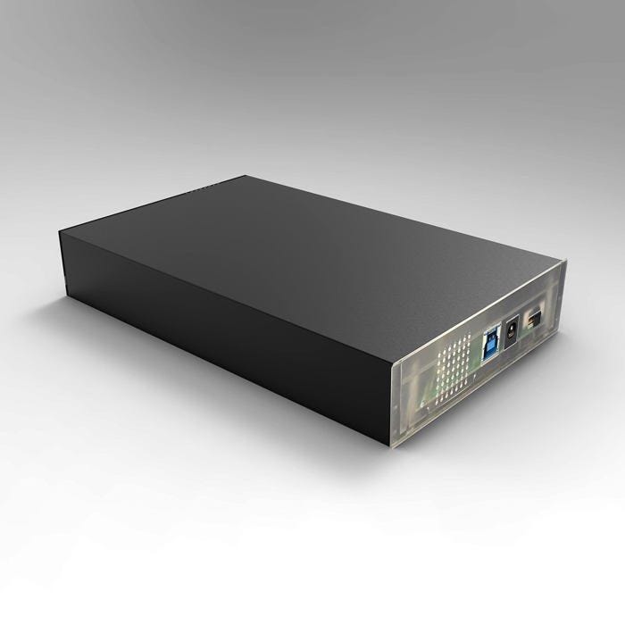 Boitier externe - HEDEN - 3.5" - USB 3.0 - Alliage d'aluminium - 16 To max