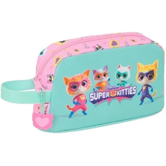 Porte-petit-déjeuner thermique - SAFTA - Superkitties - Rose - 21,5 x 6,5 x 12 cm - Enfant