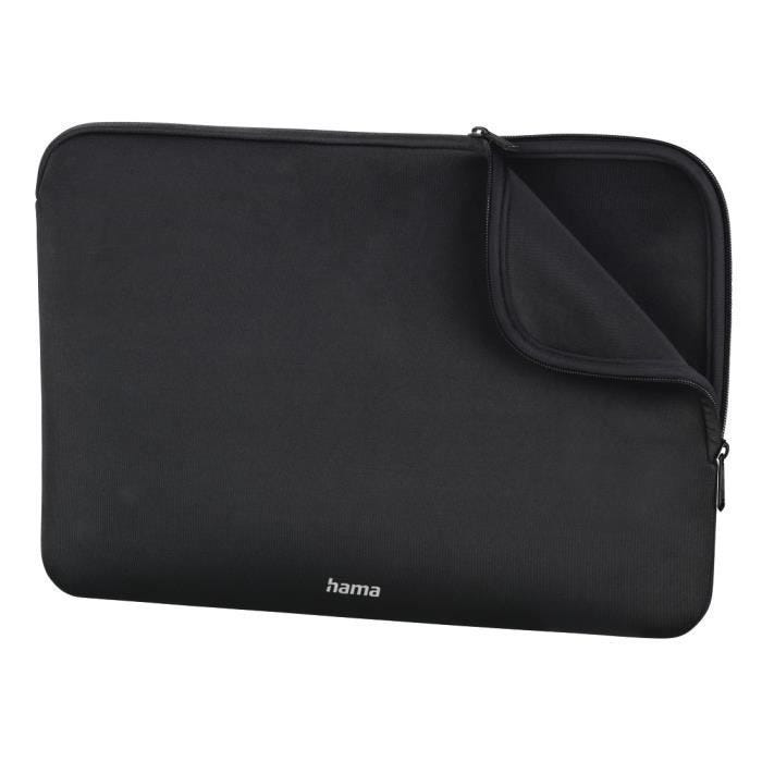Housse d'ordinateur portable - Neoprene - 44 cm (17,3") - Noir - Rembourrée - Protection optimale