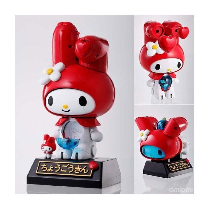 Tamashii Nations - My Melody Chogokin figurine Diecast Red Ver. 13 cm