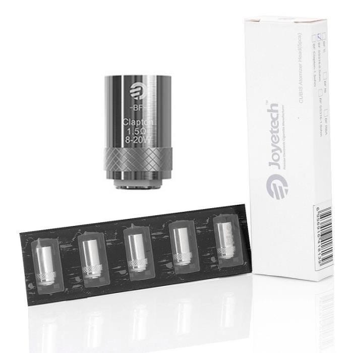 Pack 5 Résistances CUBIS BF Clapton 1.5 ohm - Joyetech