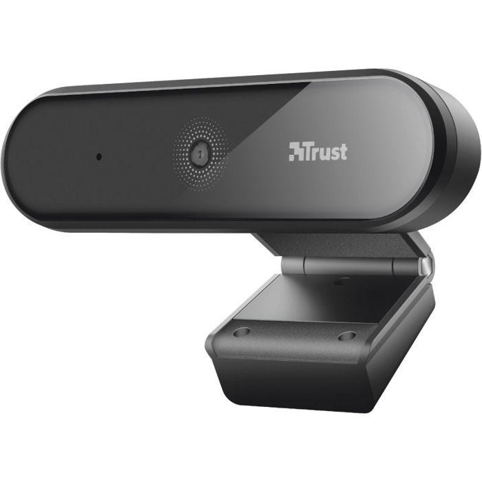 Trust Tyro Webcam Full HD 1080p avec Micro Intégré, Web Caméra d’Ordinateur USB pour PC, Macbook, Mac Video Skype Teams Zoom