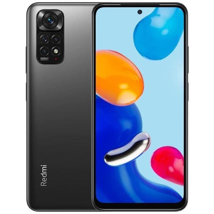 Xiaomi Redmi Note 11S Smartphone 6Go 128Go Écran 6.43" 90Hz FHD+ Amoled Dotdisplay MediaTek Helio G96 Caméra 108MP Pro 5000mAh Gris