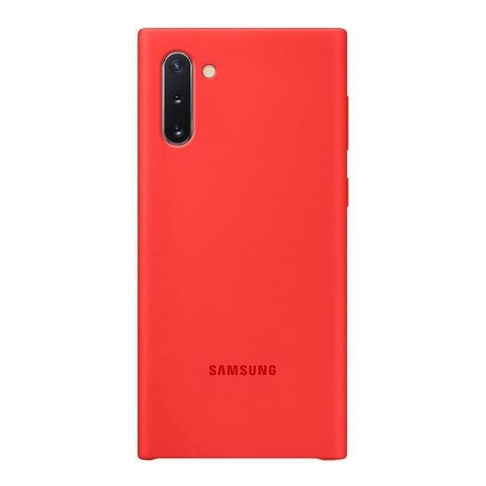 Coque Silicone Rouge Note10