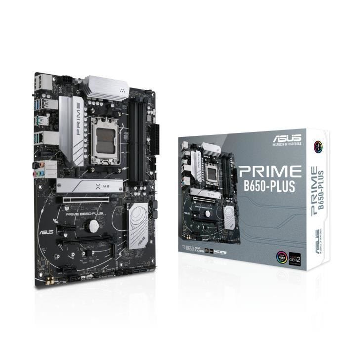 Carte Mère - ASUS - PRIME B650-PLUS - Socket AM5 - DDR5 - ATX - 128 Go - PCIe 4.0 - SATA-600